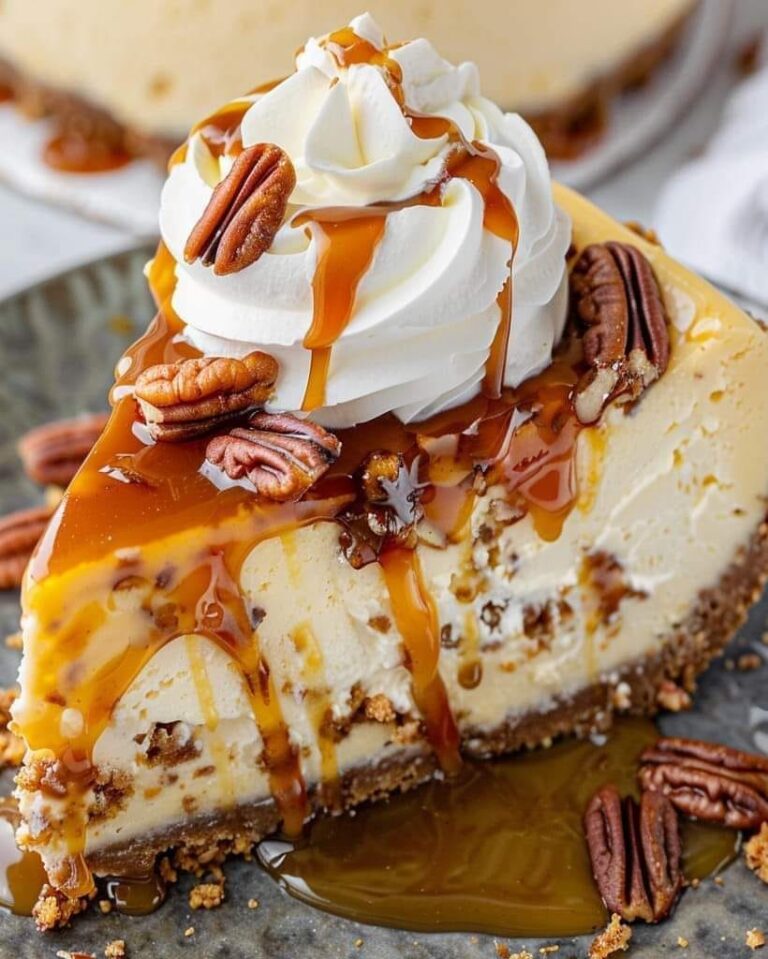 Luxurious Pecan Caramel Cheesecake Recipe