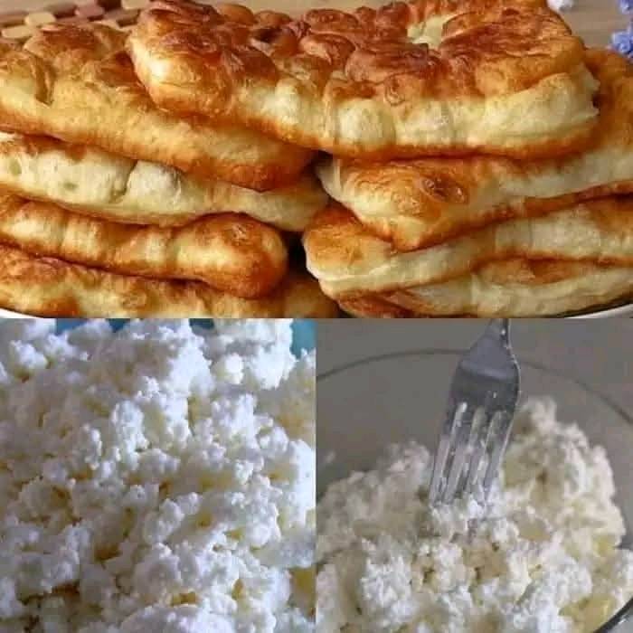 Fried Dough with Cottage Cheese Recipe